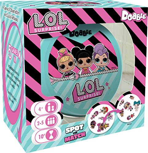 Asmodee - Dobble LOL Sorpresa - Juego de Cartas