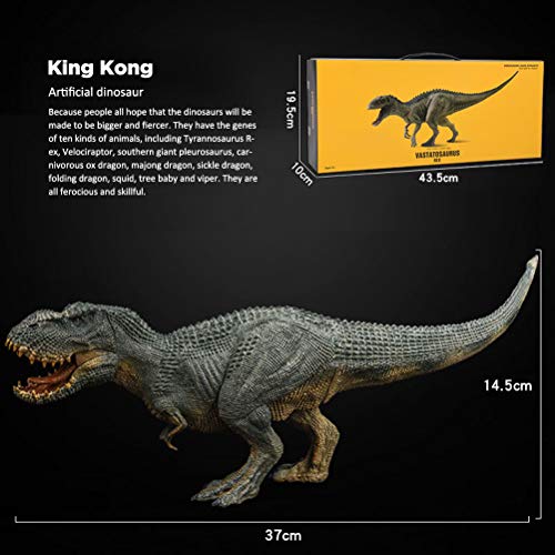 AYily Jurassic World Super Colossal Indominus Rex, simulación de plástico Tyrannosaurus Rex Modelo de Dinosaurio, Dinosaurio Mundo Animales Modelo Figuras de acción