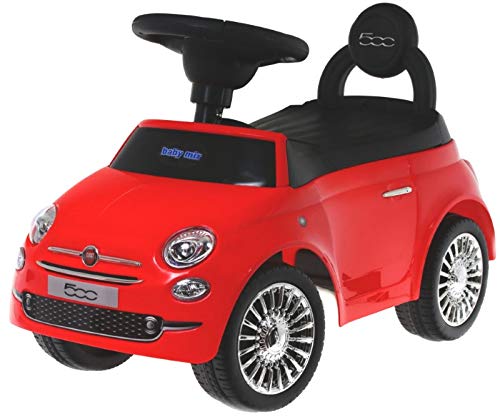 Babymix - Coche antideslizante para Fiat 500 HZ620, color rojo