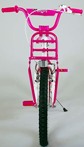 Bicicleta Niña 20 Pulgadas Lovely Portaequipajes Rosa 85% Montada