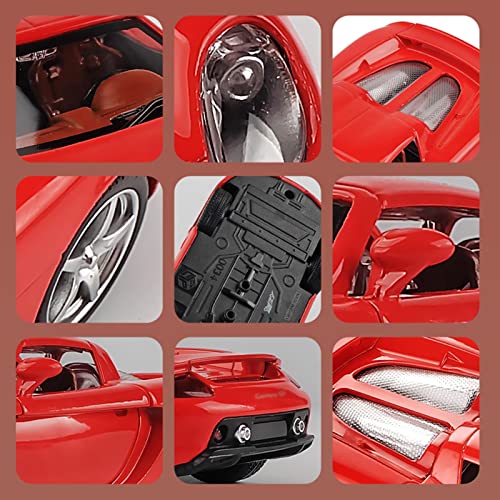 Biloopger Modelo de Coche de fundición a Escala 1/32, Coche de Juguete de aleación de Zinc con Puertas Que se abren, Modelo de colección, Coche de Juguete de vehículos extraíbles para niños pequeños