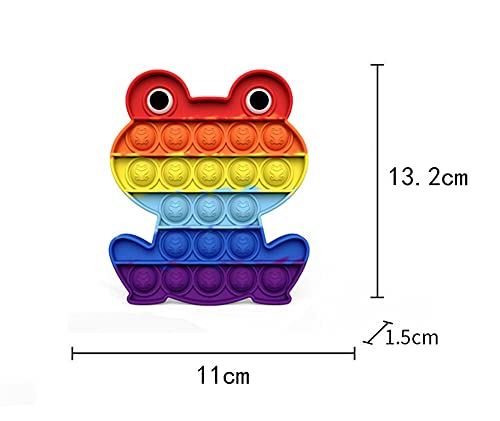 BINQILIN Juguete Antiestres para Niños para Aliviar El Estrés Y La Ansiedad Hay Tres Tipos De Dinosaurios Ranas Y Mariposas Juguete Educativo Juguete Silicona