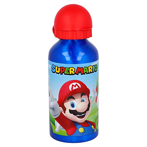 Botella Aluminio 400 ML | Super Mario