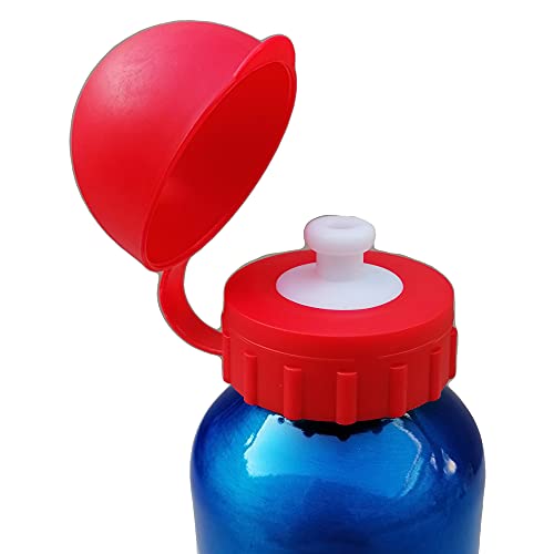 Botella de aluminio Super Mario Videogioco Luigi Peach Yoshi Toad con boquilla y tapa 500 ml - ST09638