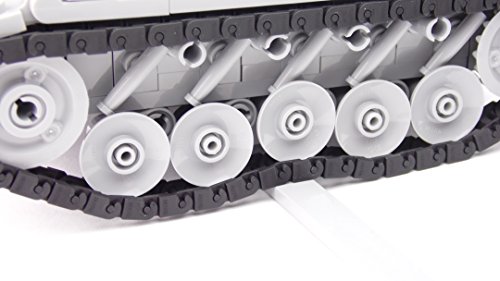 BricksStuff Tanque Panzer II Ausf. F con Figura I Soldado alemán de la Segunda Guerra Mundial, Custom Accesorios de BrickArms | Kit con Instrucciones | Compatible con Lego®