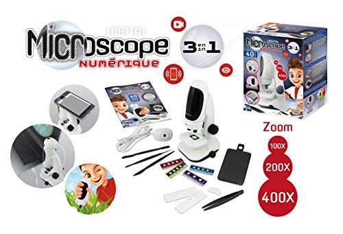 Buki France- Microscopio Video 3 en 1, Color (MR700) , color/modelo surtido