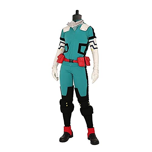 CENZY Anime My Hero Academia Cosplay Midoriya Izuku Deku - Disfraz de batalla unisex para disfraz de Halloween (color: disfraz, tamaño: M)