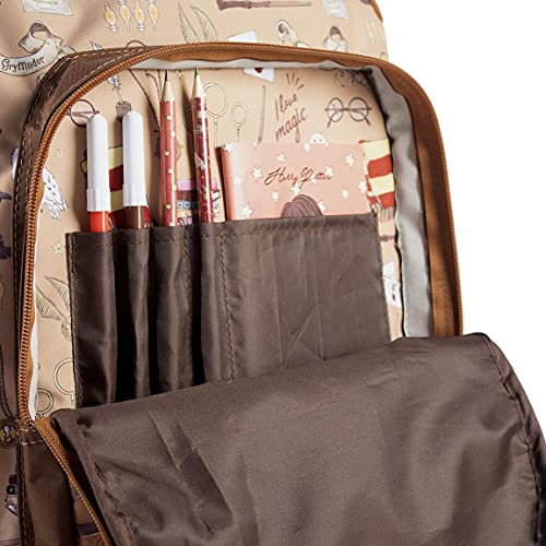 CERDÁ LIFE'S LITTLE MOMENTS, Mochila Carro Escolar de Harry Potter Licencia Oficial-Warner Bros para Niñas, Multicolor, Edad recomendada-6 a 14 años