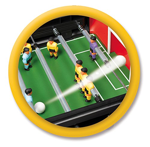 Chicos Strategic Liga Futbolín Infantil con Jugadores Intercambiables y Marcador de Goles, a Partir de 3 años, Color Rojo con Negro, Medidas: 79 cm x 66 cm x 68 cm (72302)