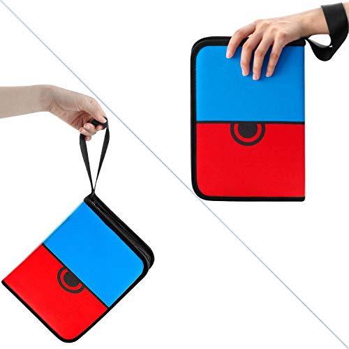 COMECASE Carpeta de cartas de trading para álbumes, fundas para tarjetas Pokemon, gatitos explosivos, juego de cartas Uno con 40 hojas de 8 bolsillos premium