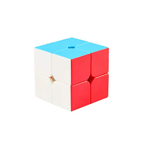 Cooja Cubo de Velocidad 2x2 Speed Cube, Cubo Magico 2x2x2 Smooth Magic Cube Puzzle Durable Regalo de Juguetes para Niños Niñas