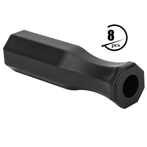 Cuque Venta Loca Mango de fútbol de Mesa, Mano de Obra Exquisita Plástico 8 Piezas Resistente al Desgaste 11.8 * 3.1 * 1.6cm Mango de futbolín, para fútbol de Mesa Juguetes Juegos Niños