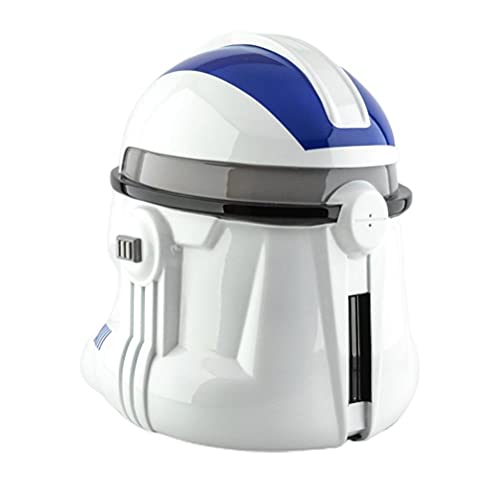 Dan&Dre Star Wars Stormtrooper - Funda para disfraz de tropas de tormentas, máscara de una cara, casco de clon Trooper Imperial Stormtrooper, Halloween, casco de PVC, para disfraz de fiesta