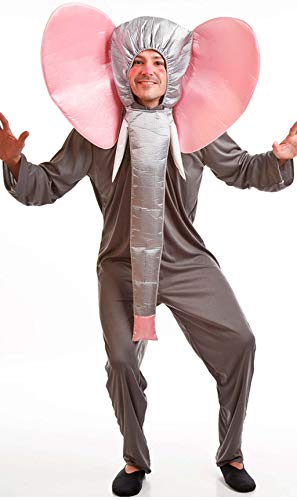 Disfraz para hombre de Elefante Gris