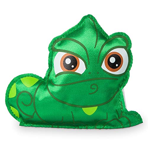Disney Store: muñeca en versión niña Coleccionable de Rapunzel (colección Animators), Enredados, 39 cm, Pelo enraizado y Traje realistas, Peluche de Pascal en Raso Acolchado, para Mayores de 3 años