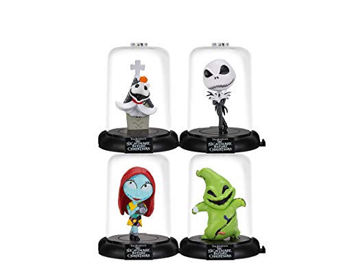 Domez Juego de coleccionista de Pesadilla Antes de Navidad de Disney, Incluye Jack Skellington, Sally, Oogie Boogie y Zero