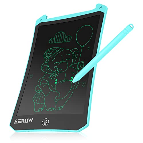 ERUW Tableta de Escritura LCD 8,5 Pulgadas, Tablet Escritura Pantalla LCD eWriters Infantil Tableta Grafica Dibujo Niños Adecuada para el Hogar, Escuela, Oficina, Cuaderno de Notas (Blue)