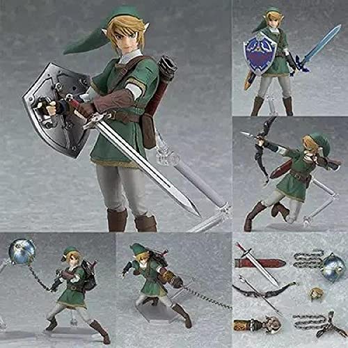 Factorydiy Figuras Anime Baratas La Leyenda de Zelda Figma Link Zelda Puede Hacerlo Alto Aproximadamente 14 CM de Juguetes para Regalo de Amigo