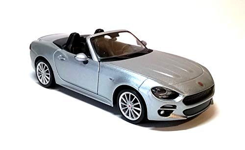 Fiat 124 Spider en gris metálico escala 1:24 de Bburago