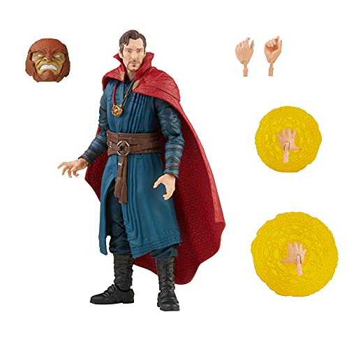 Figura de acción Coleccionable de 15 cm de Doctor Strange con 2 Accesorios y 1 Pieza de Figura para armar Marvel Legends Series