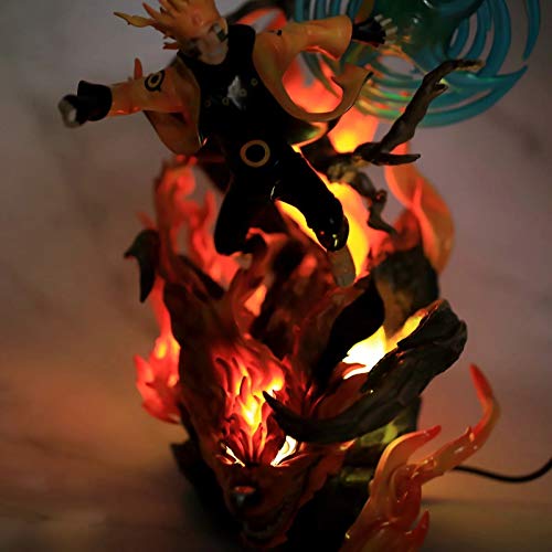 From HandMade Naruto Figura Kyubi Uzumaki Naruto Rasengan Figura Animado Figura Figura de acción