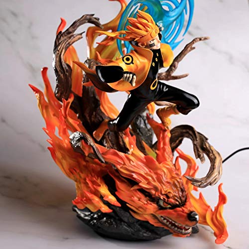 From HandMade Naruto Figura Kyubi Uzumaki Naruto Rasengan Figura Animado Figura Figura de acción