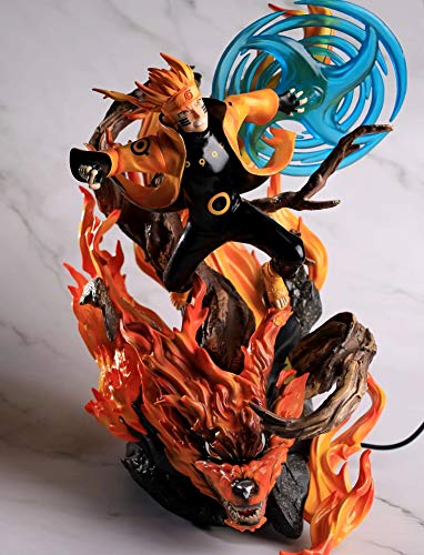 From HandMade Naruto Figura Kyubi Uzumaki Naruto Rasengan Figura Animado Figura Figura de acción