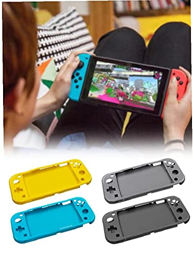 Funda protectora de la consola, para Nintendo Switch Lite, Funda protectora de silicona compatible con Nintendo Switch Lite Console Anti-Scratch Cover Grey