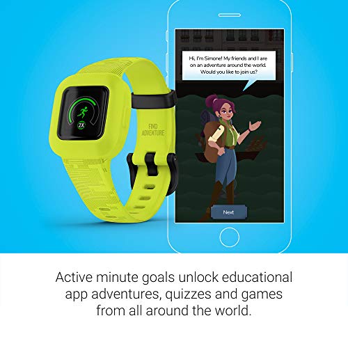 Garmin vivofit jr. 3 - Monitor de Actividad para niños, Camuflaje (verde)