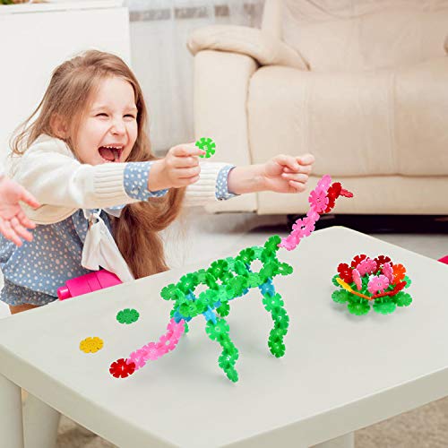 Genossen Juegos de Bloques Juguete Copo de Nieve Cerebro Escamas Edificio apilando Bloques educativos Juguetes Conjunto de 500 Piezas