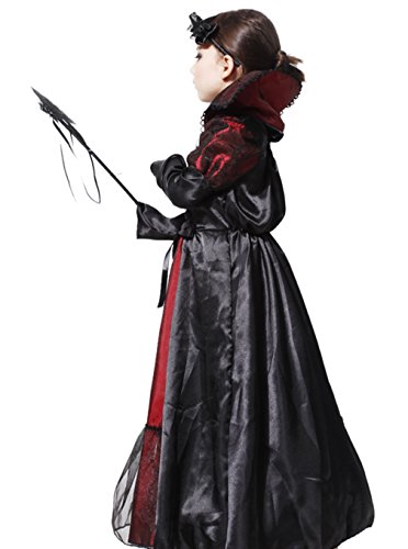 Gift Tower - Disfraz de vampiro para niña, disfraz gótico para disfraz de Halloween