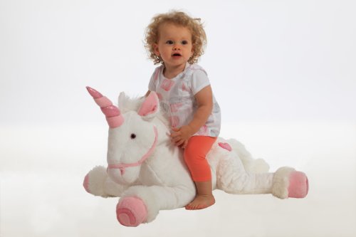 Gipsy 070095 - Unicornio de Peluche (80 cm), Color Rosa