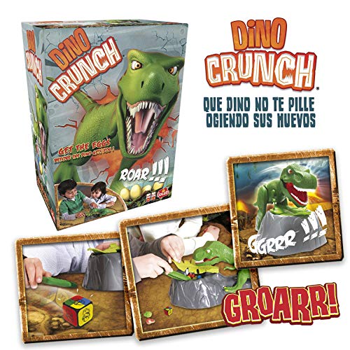 Goliath- Dino Crunch. Juego de Mesa Infantil. A Partir de 4 años, Multicolor (919211006)