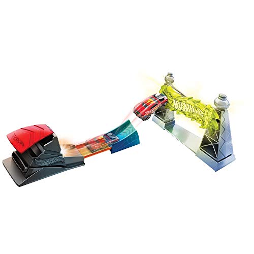 Hot Wheels Torre de electricidad, pista de coches de juguete (Mattel FTH80) , color/modelo surtido