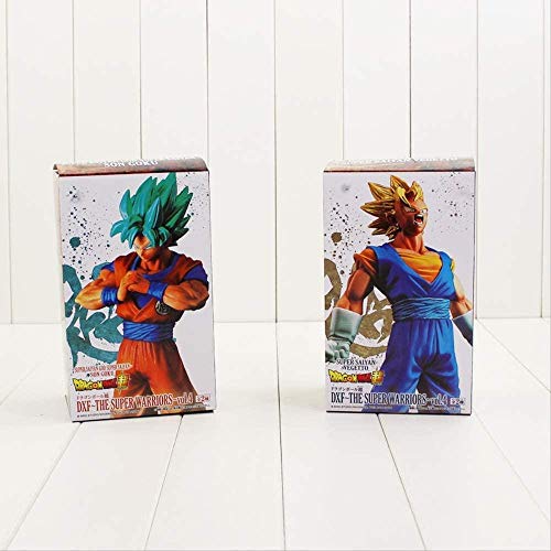 Huhu Dragon Ball Super Dxf Los Super Warriors Vol. 4 Super Saiyan God Son Goku Super Saiyan Vegetto Figura de acción 20Cm