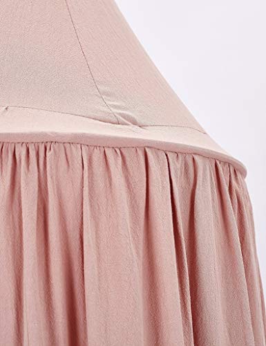 Humanity Sala de la Cúpula de Mosquitos niños de mosquitera Red de la Cama Neta de la Cama Carpa Manto Niño (Color : Pink, Size : 200x40x50cm)