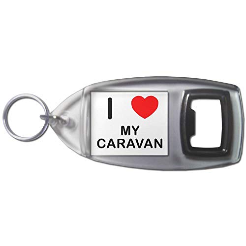 I Love Heart My Caravan - Llavero abridor de Botellas de plástico