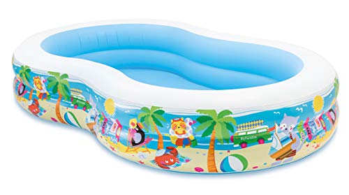 Intex 56490NP - Piscina hinchable rectangular 262 x 160 x 46 cm, 640 litros