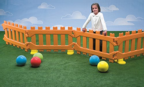 Italveneta Didattica - 30200 – Valla Play Pen para área de Juegos Infantiles, Color Naranja