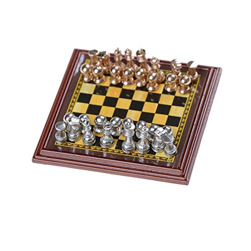 Juego De Mesa De Ajedrez De Madera Y Rey ​​Juego Al Aire Libre Ajedrez Piezas De Ajedrez Clásicas De Aleación De Zinc
