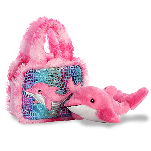 Juguete Peluche Aurora 'F.Pals' Fp Bolso Delfin Rosa 21Cm (32824)