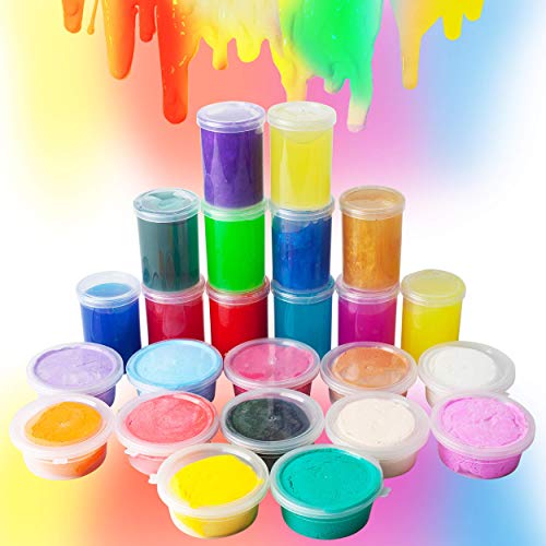 Karids Slime Kit Slimes Reales, Arcillas, Moldes, Herramientas y Accesorios para la Decoración de Las Ideas Creativas de Niños o Niñas - Superdivertido Kit de Arcilla con 70 Piezas