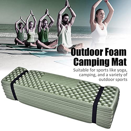 Kuuleyn Colchoneta de Espuma Plegable, colchoneta de Espuma para Acampar para Exteriores Colchoneta de Playa Plegable Colchoneta para Dormir Colchón Impermeable Adecuado para Deportes(Ejercito Verde)
