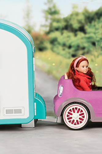 Lori Coche descapotable con Radio FM Juguetes para Arrastrar, Multicolor (737064)