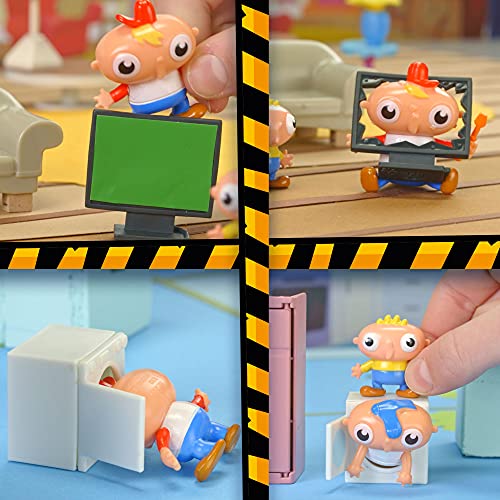 LUCKY BOB 6 Packs de 2 Figuras | Pack de 12 Figuras coleccionables y divertidas de Lucky Bob con 12 Accesorios | Juguete muñeco para niños +3 años