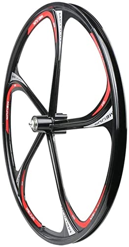 L&WB Rueda Delantera De La Bicicleta De 26 Pulgadas MTB MTB Wheelset Aleación De Magnesio Llanta Cubierta De Rueda De Liberación Rápida Freno De Disco 8 9 10 Veces Bicicletas De Compras