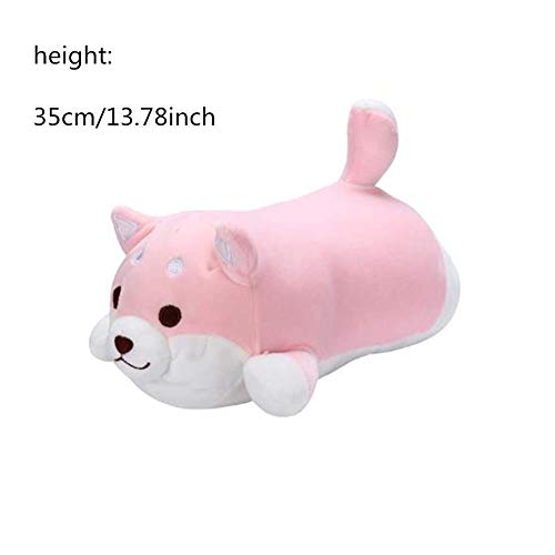 LYsng Peluches para Bebes Peluches Bebe Peluches Baratos Durable Peluches Personalizados para Cunas Viajes Oficina Coche Sofá Dormitorio Regalos Pink Round Eyes,35cm/13.78inch