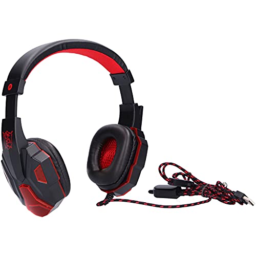 Marvellous SY830MV Auriculares USB para Juegos, Auriculares con Cable Auriculares para Juegos React Auriculares para computadora con micrófono para Controlador PS4