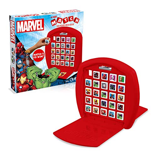 Match Marvel - Juego de Mesa de Top Trumps – Conecta en línea a 5 de tus personajes favoritos de Marvel
