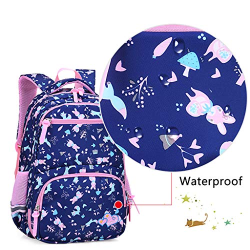 Mochila Niños Niñas Niños, Mochila para niñas de Primaria Mochila Escolar para niños Mochila para Adolescentes para Estudiantes de Grado 1-6